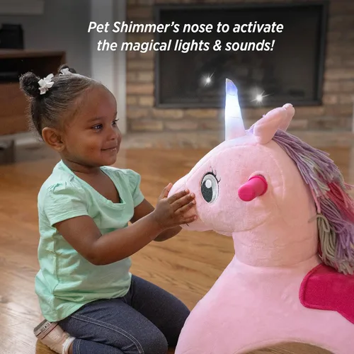 Miniatura 5 de Radio Flyer Juguetes de Animales de Peluche para Niños Pequeños – Suave Juguetes de Paseo y Empuje en Interiores para Niños de 1 a 3 Años Rosa