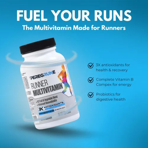 Miniatura 4 de Runner Multivitamínico Vitamina diseñada con antioxidantes y complejo B completo para apoyar la resistencia y la energía Probióticos, alimentos