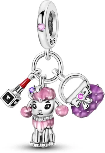 Miniatura 88 de Hapour Dijes de plata de ley 925 para pulseras, collar, joyería europea, colgante de cuentas para mujeres y madres