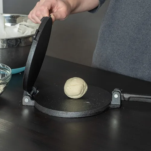 Miniatura 5 de Chef's Secret Prensa de hierro fundido de tortilla de 8 pulgadas, hace rápidamente y fácilmente deliciosas tortillas para cualquier receta