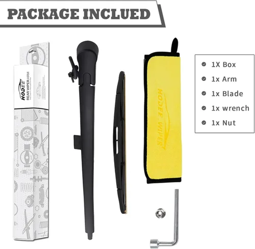 Miniatura 6 de Kit de limpiaparabrisas trasero, reemplazo de ajuste exacto para Chevrolet Chevy Tahoe Suburban 2007-2014, Yukon, Escalade, ajuste estilo OEM, fácil