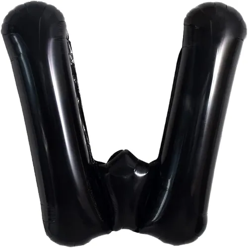 Miniatura 35 de TONIFUL Globos grandes de helio de letras B negras grandes de 40 pulgadas, globos de aluminio Mylar para decoración de suministros de fiesta