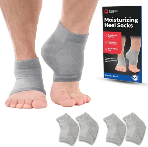 Calcetines hidratantes para hombres y mujeres | Tratamiento de talón agrietado con aloe vera | Removedor de callos en los pies | Calcetines de aloe
