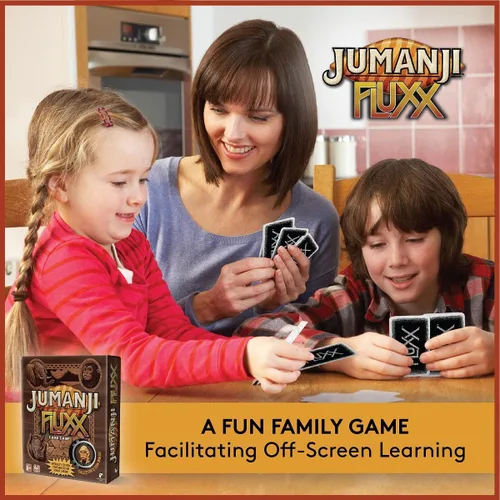 Miniatura 6 de Looney Labs Jumanji Fluxx Juego de Cartas - Experimenta el Caos de la Selva de Jumanji