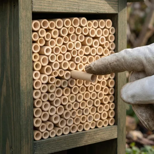 Miniatura 9 de Tubos Mason Bee Tubes Mason Bee House Tubes: 100 piezas de cartón de 6 pulgadas, suministros de repuesto de anidación para casas, hoteles