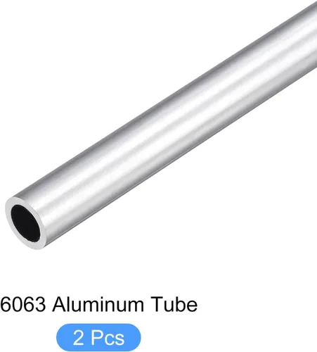 Miniatura 5 de METALLIXITY Tubo de aluminio 6063 (0.394 in de diámetro x 0.276 in de diámetro interior x 11.811 in de largo), 2 piezas, tubo redondo de aluminio