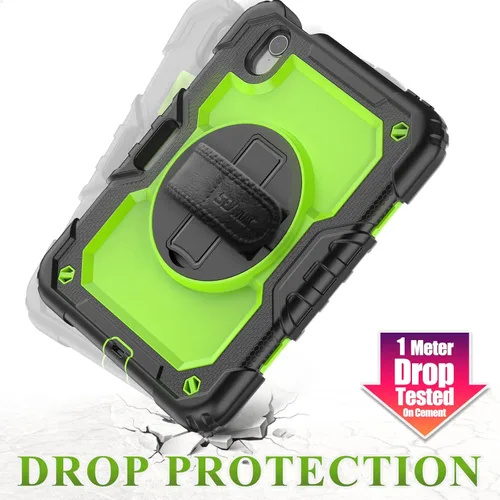 Miniatura 3 de SEYMAC stock Funda para iPad mini 7 (A17 Pro) 2024/Mini 6 de 8.3 pulgadas con protector de pantalla portalápices [correa de mano giratoria 360]