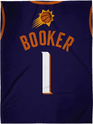 Miniatura 2 de The Sleep Squad Phoenix Suns Devin Booker Manta de 60 x 80 de felpa Raschel, una manta de la NBA