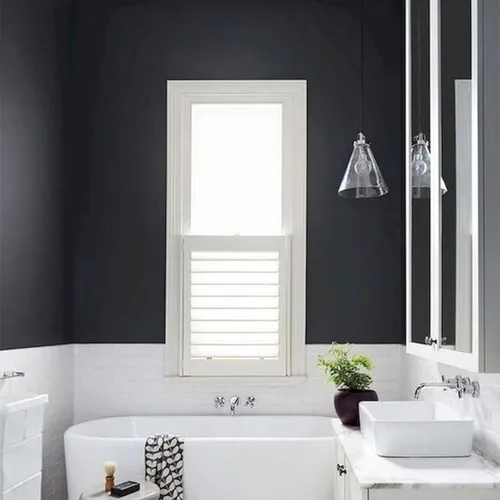 Miniatura 4 de Livelynine Papel tapiz gris oscuro para despegar y pegar para baño, apto para inquilinos, envoltura de vinilo para cubiertas de encimera de cocina