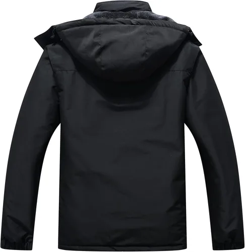 Miniatura 2 de OTU - Chaqueta de esquí impermeable para mujer, cortavientos, abrigo de nieve con capucha para invierno