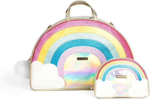 Miniatura 10 de Glimmer Wish Mermaid Selfcare Keepall y Mermaid Purple Pearl Pouch, bolsa de viaje para artículos esenciales y pequeña bolsa de cosméticos, regalos