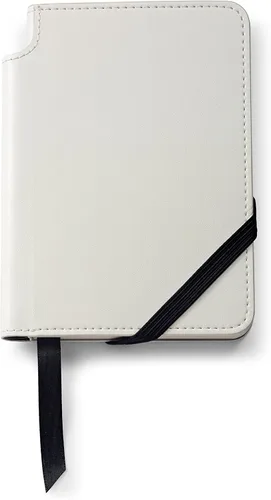 Cross Diario a rayas premium, pequeño (4.1 x 5.5 in), color blanco clásico