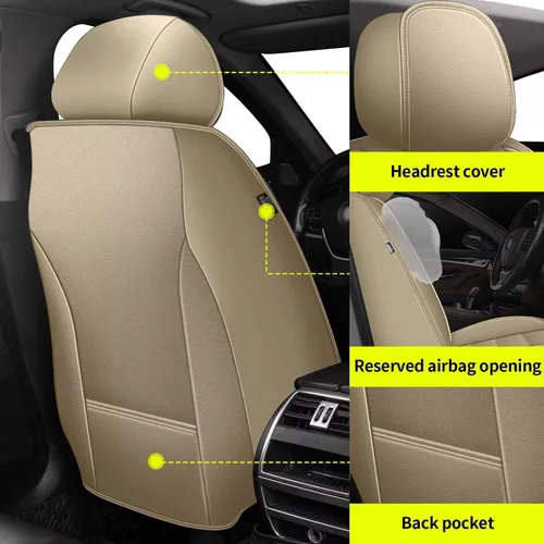 Miniatura 3 de IKABEVEM Juego completo de fundas de asiento de automóvil para Chevrolet/Chevy Colorado 2015-2025 2026: accesorios interiores de automóvil de 5