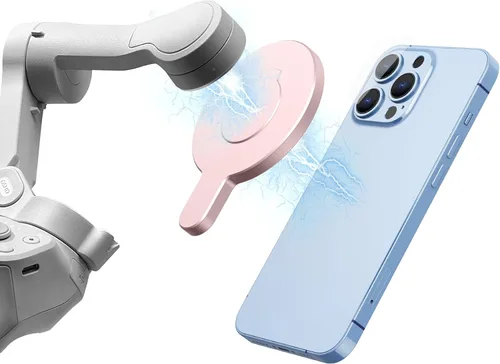 Miniatura 11 de OM - Soporte magnético para teléfono DJI Osmo Mobile 8P/8/7P/OM 7/OM 6/SE/OM 5/OM 4 SE/OM 4 SE/OM 4 Magsafe Quick Release Adapter Magnet Clamp Clip