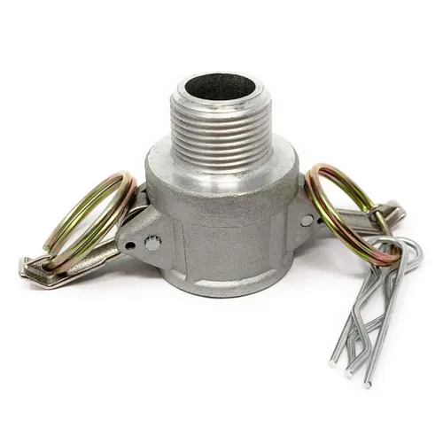 Miniatura 3 de Gloxco Aluminio tipo B leva y ranura de montaje, 1" Camlock hembra x 1" macho NPT (CAM-10-B-AL)