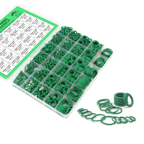 Miniatura 7 de Lucstar 805 piezas de junta tórica de goma para aire acondicionado de automóvil, juego surtido de 30 tamaños de juntas tóricas, juego de arandelas