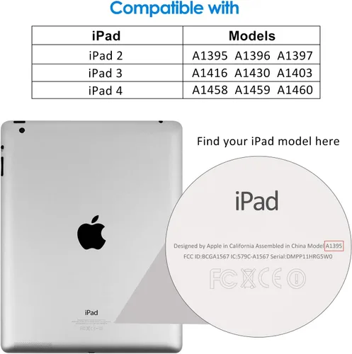 Miniatura 2 de JETech Protector de pantalla solo para iPad 2 (2011) / iPad 3 (2012) / iPad 4 (2012) – Modelos descontinuados – no para ningún iPad nuevo – Vidrio