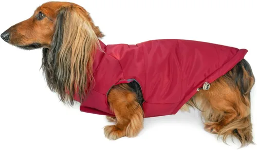 Miniatura 13 de DJANGO Abrigo acolchado reversible para perro – Chaqueta cálida de invierno para perro y abrigo aislante repelente al agua con agujero para arnés
