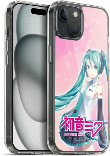 Miniatura 225 de Head Case Designs Licencia Oficial Hatsune Miku Gráficos Lindos Carcasa de Gel [Protección de Grado Militar] Compatible con Apple iPhone 7