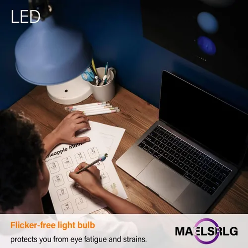 Miniatura 5 de Maelsrlg Bombilla LED R14 de 4 W (equivalente a 40 W), mini bombillas reflectoras de luz de inundación 5000 K, luz diurna, bombilla de gabinete