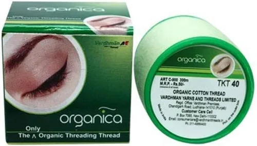 Miniatura 5 de ORGANICA Hilo para depilación de cara y cejas orgánico x 1 carrete de hilo para cejas maquillaje facial dermaplaning herramienta de depilación
