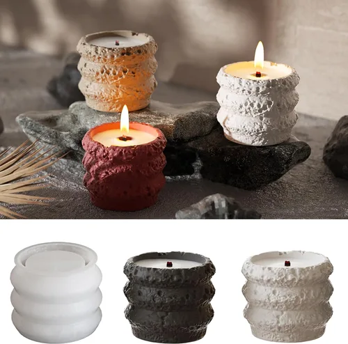 Miniatura 7 de Moldes de cilindro de concha de silicona para resina, jabón y fabricación de velas - Molde artesanal de estrella de mar, concha, mariscos y más