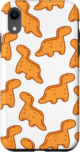 Miniatura 25 de Cute Dino T-Rex Chicken Nugget Funny Tyrannosaurus Case para iPhone 17