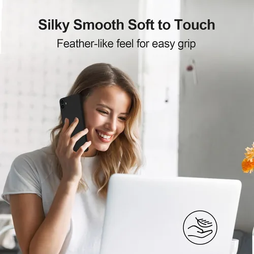 Miniatura 6 de GiiYoon - Carcasa de silicona compatible con Nothing CMF Phone 1, funda protectora de cuerpo completo de tacto sedoso y suave con protección