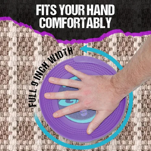 Miniatura 3 de Discos de deslizamiento para hacer ejercicio - Deslizadores de ejercicio para alfombra y suelos de madera dura 1 par, Discos de deslizador de Morado