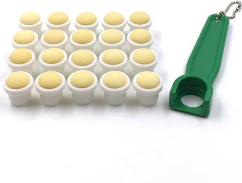 Miniatura 7 de Tapp Collections Bingo Dauber Puntas llanas 20-pk y EZ Lift Dauber Tip herramienta de eliminación Púrpura