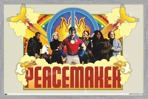 Miniatura 14 de DC Comics TV Peacemaker - Póster de pared grupal, 34 pulgadas de largo x 22.4 pulgadas de ancho, versión premium sin marco
