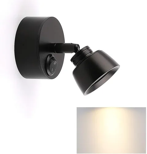 Miniatura 9 de Luz de lectura montada en la pared, lámpara de pared LED simple y creativa para hotel, habitación de invitados, dormitorio, focos de mesita