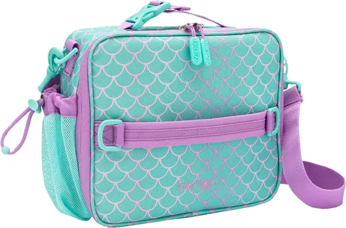 Miniatura 3 de Bentgo Juego de bolsas de almuerzo aisladas con estampado de lonchera estilo Bento, para niños (escamas de sirena)