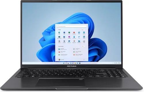 ASUS Vivobook 16 portátil, pantalla WUXGA de 16” 1920X1200 16:10, CPU AMD Ryzen™ 5 5625U, gráficos AMD Radeon™, 8 GB RAM, SSD de 512 GB, sensor de