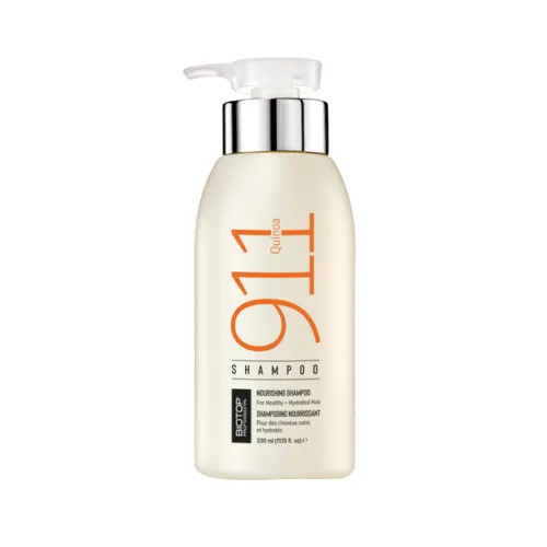 Miniatura 12 de Biotop Professional 911 Champú de quinua para mujeres y hombres, champú nutritivo sin sulfato con aceite de argán, fabricado con proteína de quinua