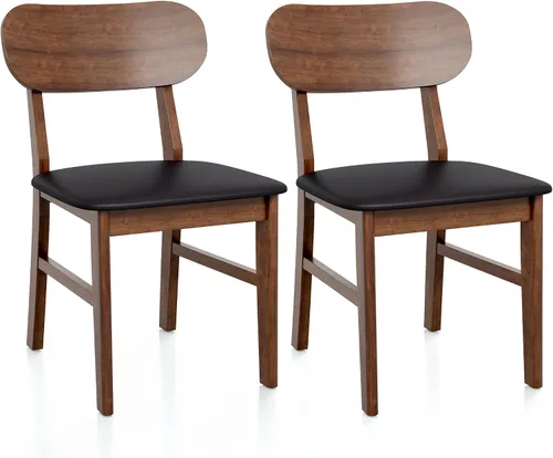Miniatura 13 de FansaFurn Mesa de comedor rectangular de granja para 2-4 personas, mesa de cocina pequeña de madera maciza, mesa de comedor moderna para comedor