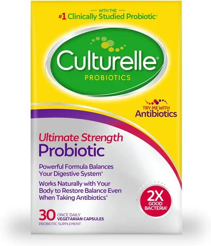 Miniatura 2 de Culturelle Ultimate Strength Probiotic 20 mil millones de UFC + gomitas probióticas diarias 52 unidades para la salud digestiva e inmunológica