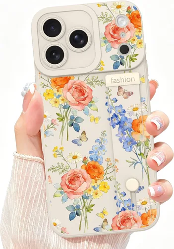 Miniatura 35 de Funda Wlxee para iPhone 15 Pro Max con patrón de ola, TPU suave con parachoques, cuero PU, diseño de cebra lindo para mujeres y niñas - Negro Gris