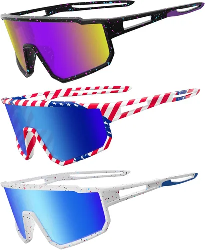 Miniatura 14 de Gafas de sol deportivas polarizadas, protección UV400, para exteriores, para hombres, mujeres, jóvenes, béisbol, ciclismo, correr, conducir, golf