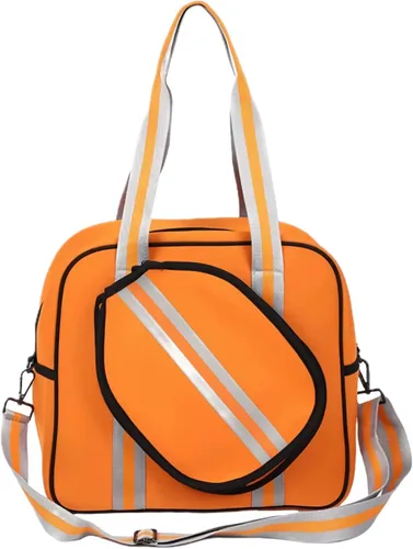 Miniatura 10 de Bolsa deportiva de pickleball con soporte para raqueta, neopreno, correa de hombro ajustable