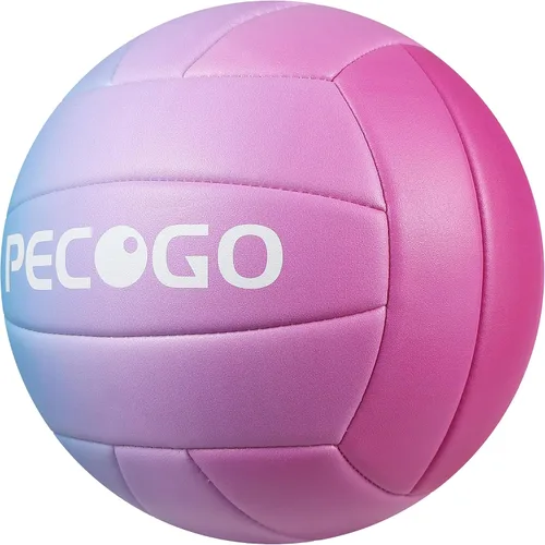 Miniatura 3 de Balón de voleibol tamaño 5, piel sintética duradera, interior/exterior. Control suave, gran hermeticidad para entrenamiento/juegos. Ideal para todas