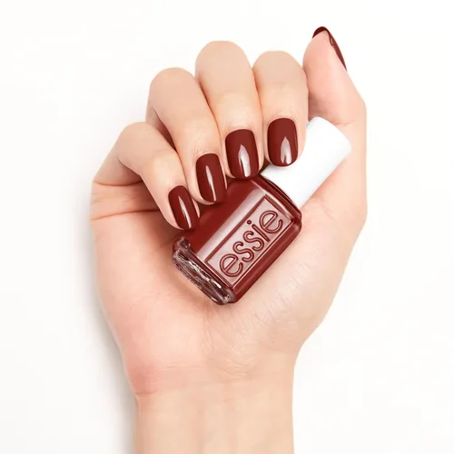 Miniatura 7 de essie - Esmalte de uñas de calidad de manicura, vegano sin 8, colección UnGuilty Pleasures, coral, tono Snooze In, 0.46 onzas líquidas