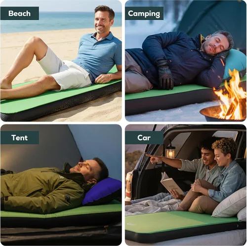 Miniatura 8 de Gear Doctors Artemis 8.3 R-Value - Colchoneta de dormir autoinflable para campamento, colchón de aire, para 4 estaciones, espuma de aire 3D de 4
