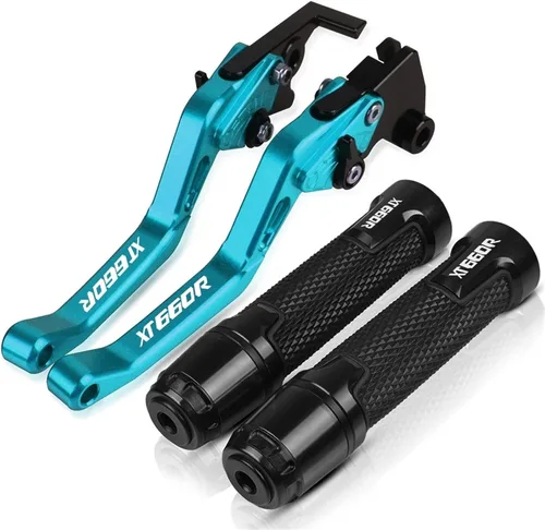 Miniatura 10 de Embrague de freno para Yamaha XT660 XT660R XT660X 2004-2016 Palancas de embrague de freno corto de motocicleta embrague empuñaduras agarraderas Negro