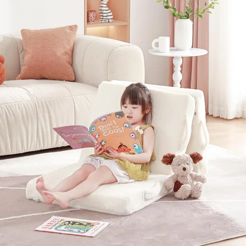 Miniatura 4 de Colchón plegable para niños, lavable para niños pequeños, tapete triple plegable para siesta para dormir, guardería, sofá cama con bolsa