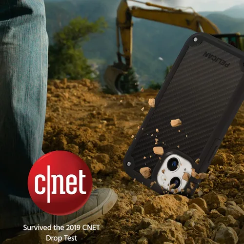 Miniatura 3 de Serie Shield de Pelican - Funda fina de Kevlar para iPhone 13, protección contra caídas de 21 pies, funda de 6.1 pulgadas de Kevlar