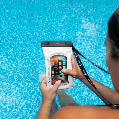 Miniatura 7 de geckobrands Bolsa seca flotante para teléfono, bolsa impermeable y flotante, se adapta a la mayoría de los modelos de iPhone y Samsung Galaxy Verde