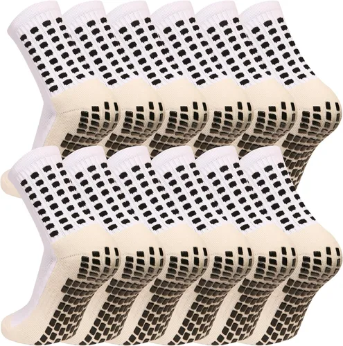 Miniatura 11 de Calcetines de fútbol con agarre para hombre, calcetines atléticos antideslizantes, calcetines de fútbol americano y baloncesto antideslizantes