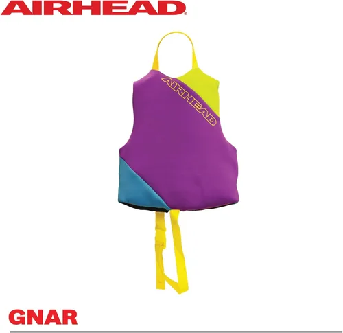 Miniatura 3 de Airhead GNAR - Chaleco salvavidas Kwik-Dry Neolite Flex para niños y bebés, aprobado por la Guardia Costera de los Estados Unidos