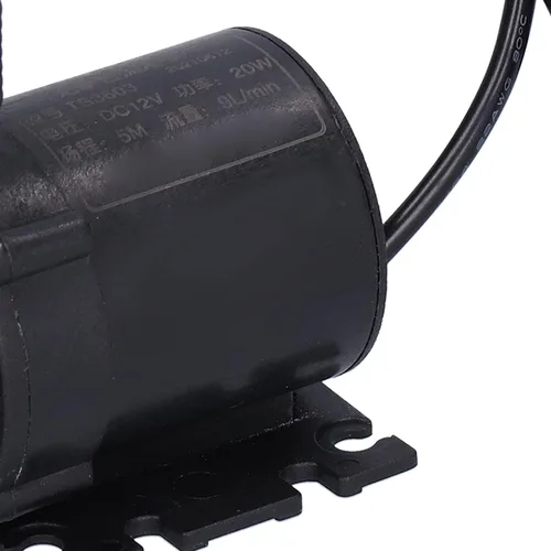 Miniatura 7 de DC 12V Booster Bomba de agua, bomba de agua eléctrica de bajo ruido con tornillo G1/2, bomba sumergible de circulación en miniatura para fuente